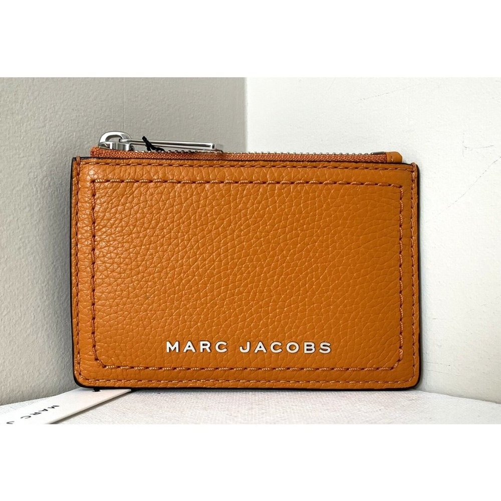 New Marc Jacobs Large Slim Card Holder Desert Sun